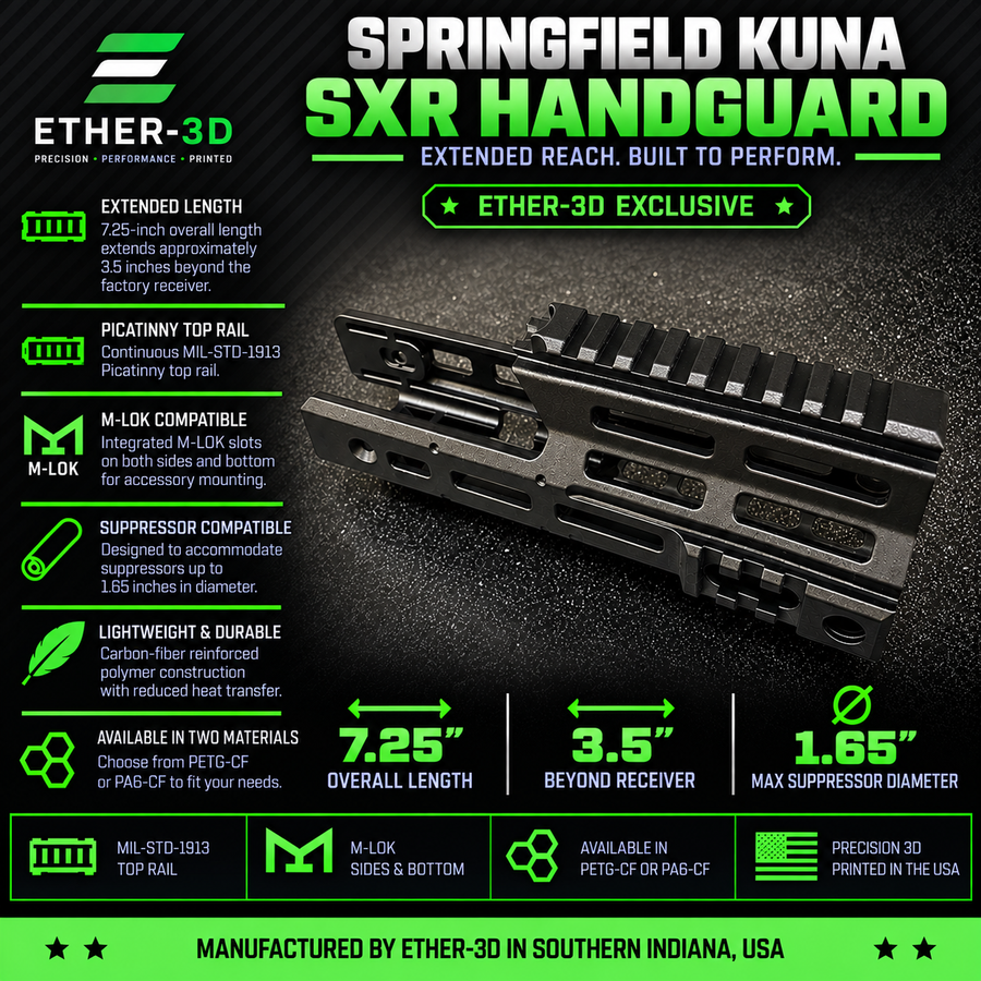 Ether-3D Springfield KUNA SXR Handguard