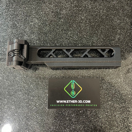 Carbon Fiber Skeletonized Picatinny Stock Tube Adapter