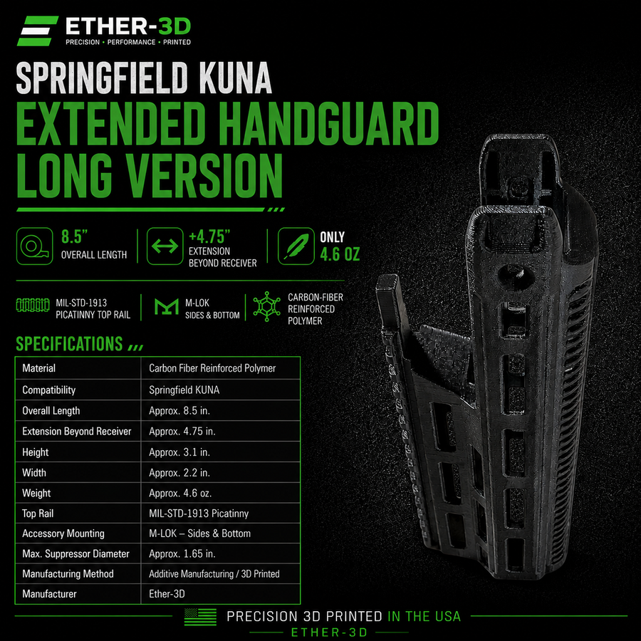 Springfield KUNA Extended Handguard Long Version