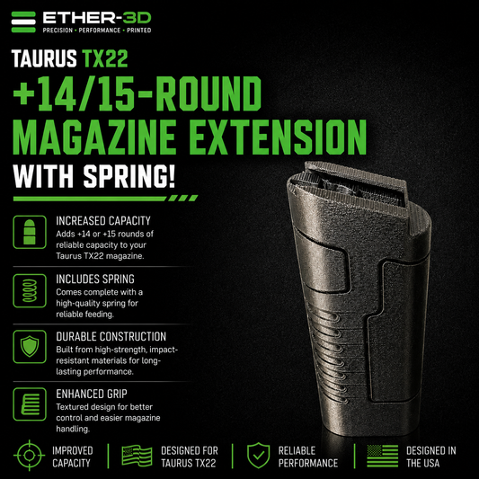 Taurus TX22 +14/15-Round .22 LR Magazine Extension
