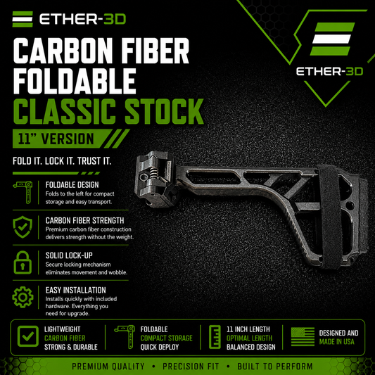 Carbon Fiber Foldable Classic Stock