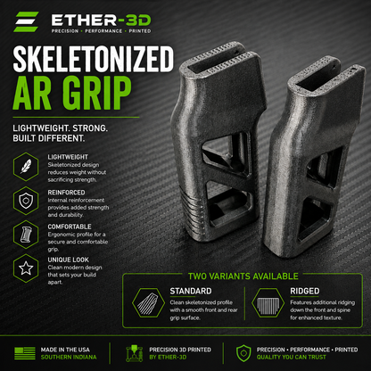 Skeletonized AR Grips