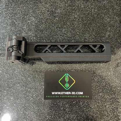 Carbon Fiber Skeletonized Picatinny Stock Tube Adapter