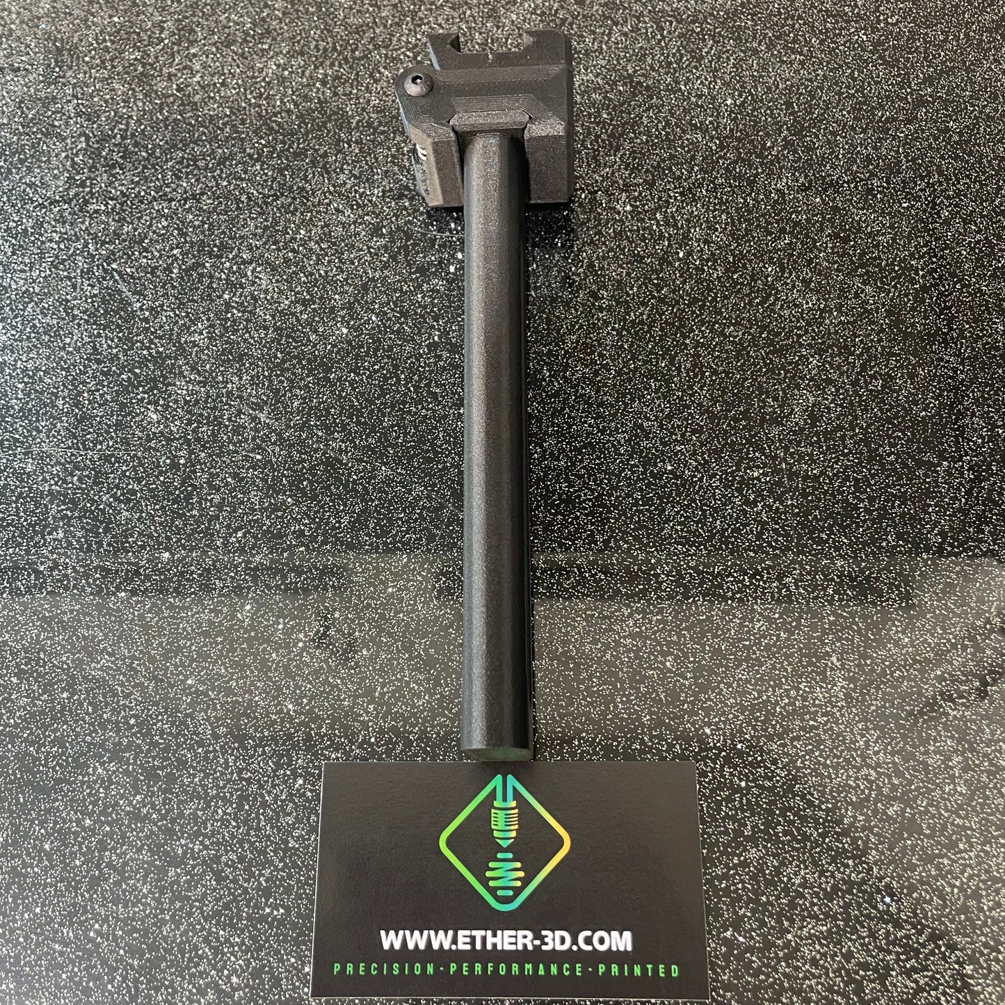 Carbon Fiber Skeletonized Picatinny Stock Tube Adapter