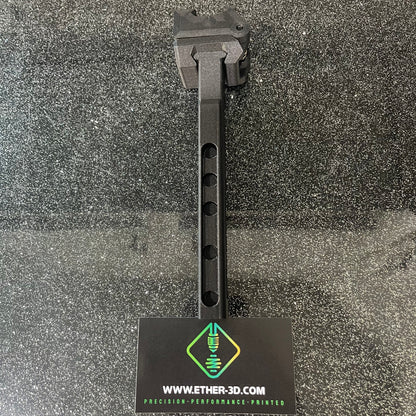 Carbon Fiber Skeletonized Picatinny Stock Tube Adapter
