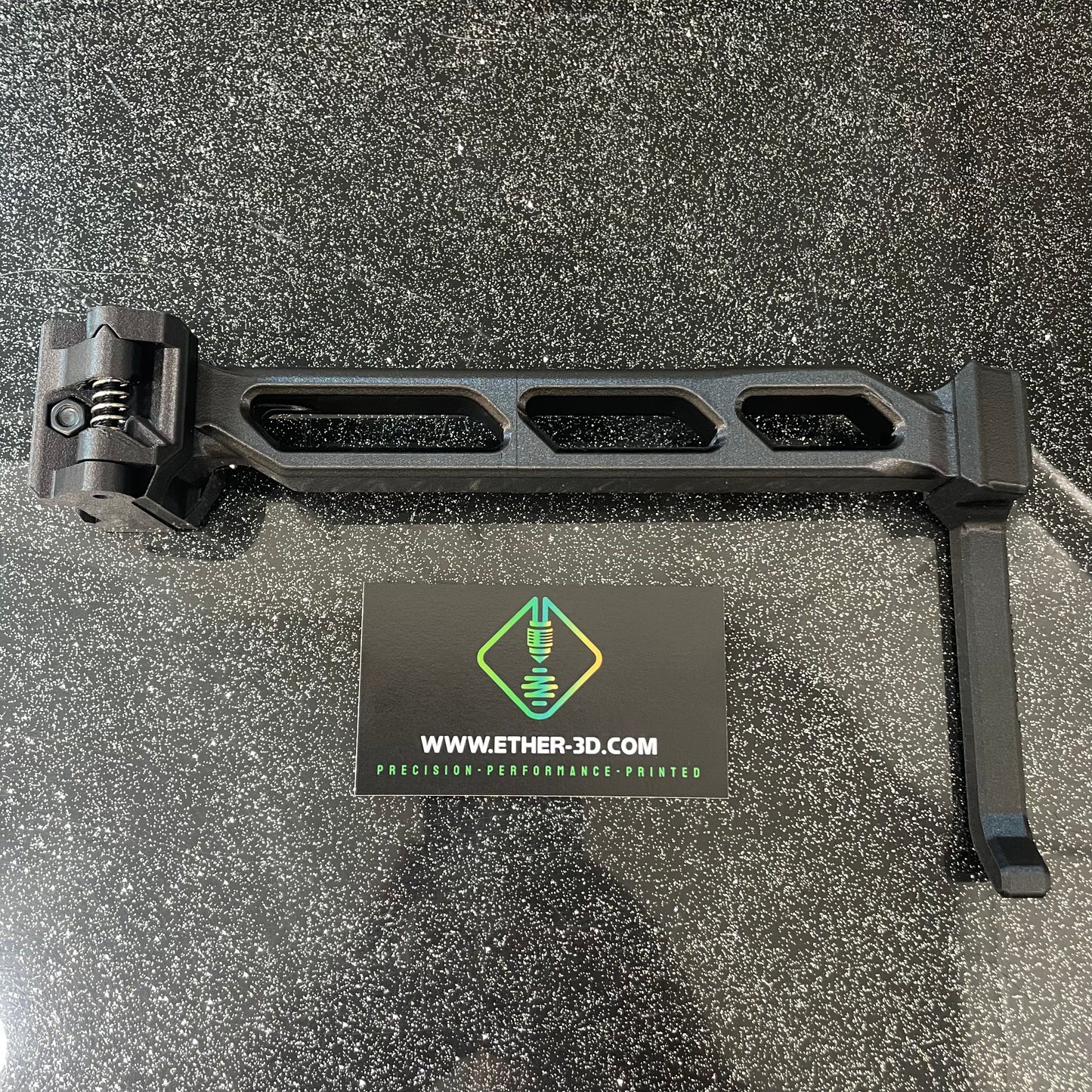 Carbon Fiber Folding Picatinny Tailhook Stock – Short Version