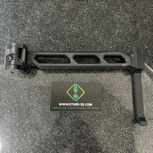 Carbon Fiber Folding Picatinny Tailhook Stock – Short Version