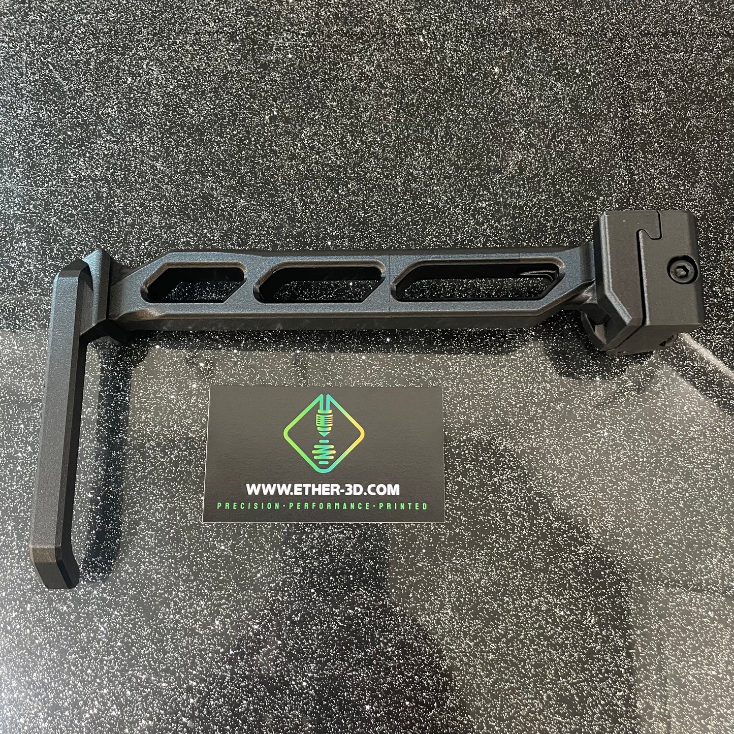 Carbon Fiber Folding Picatinny Tailhook Stock – Short Version