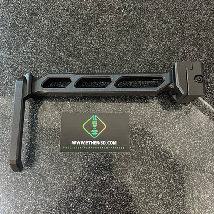 Carbon Fiber Folding Picatinny Tailhook Stock – Short Version