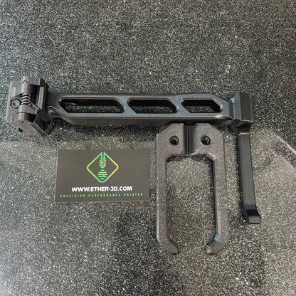 Carbon Fiber Folding Picatinny Tailhook Stock – Short Version
