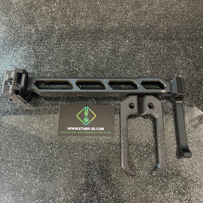 Carbon Fiber Folding Picatinny Tailhook Stock