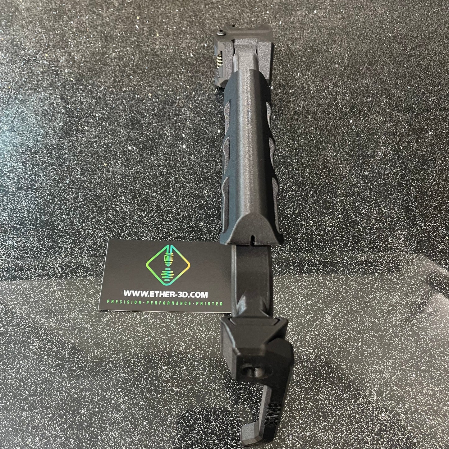 Carbon Fiber Folding Picatinny Tailhook Stock With Cheek Riser