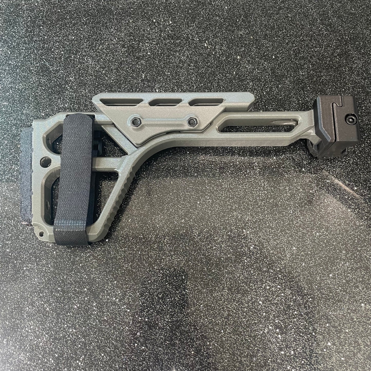 Carbon Fiber Folding Picatinny Classic Stock With Cheek Riser
