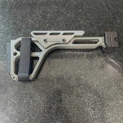 Carbon Fiber Folding Picatinny Classic Stock With Cheek Riser