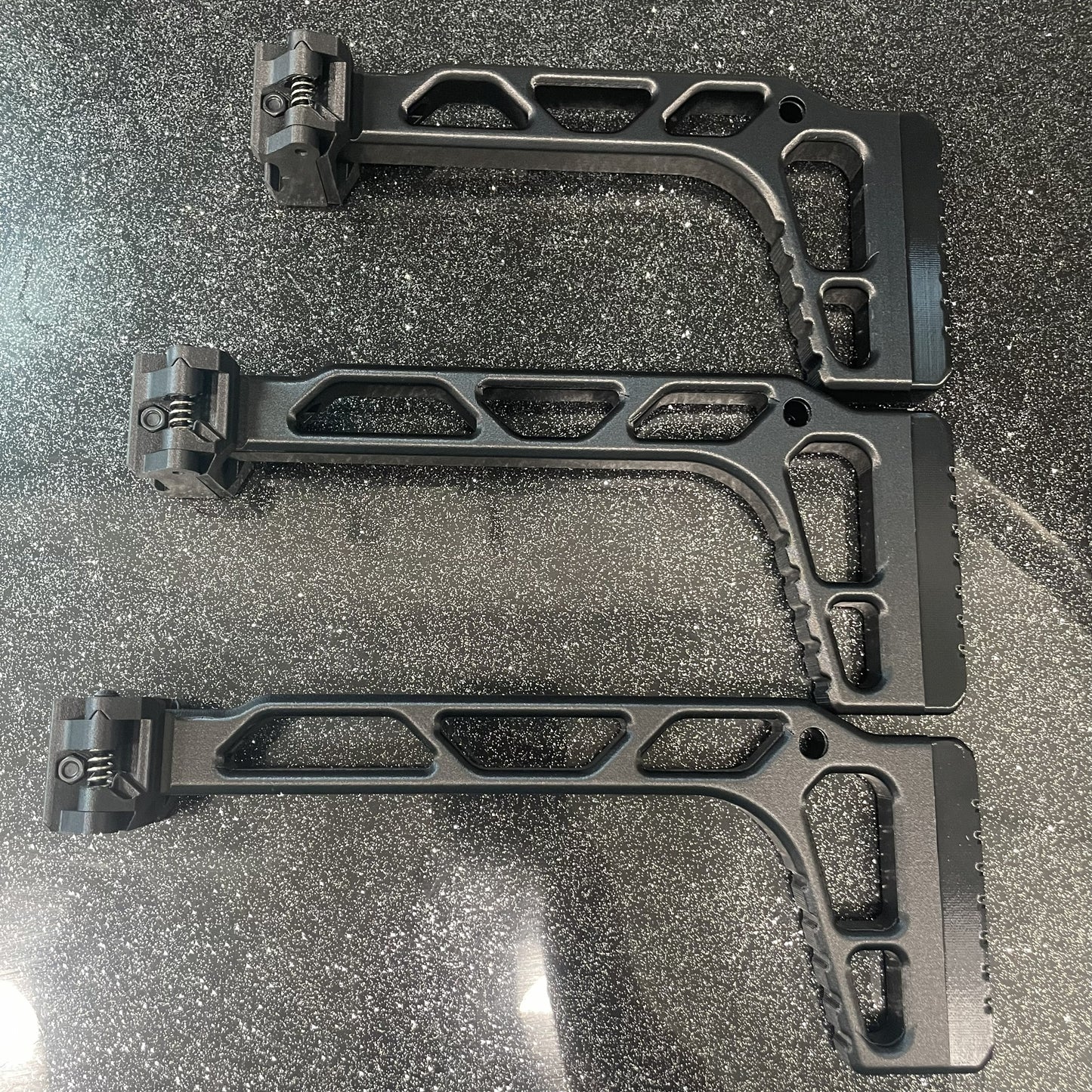 Kate Moss Style Long Carbon Fiber Folding Picatinny Stock