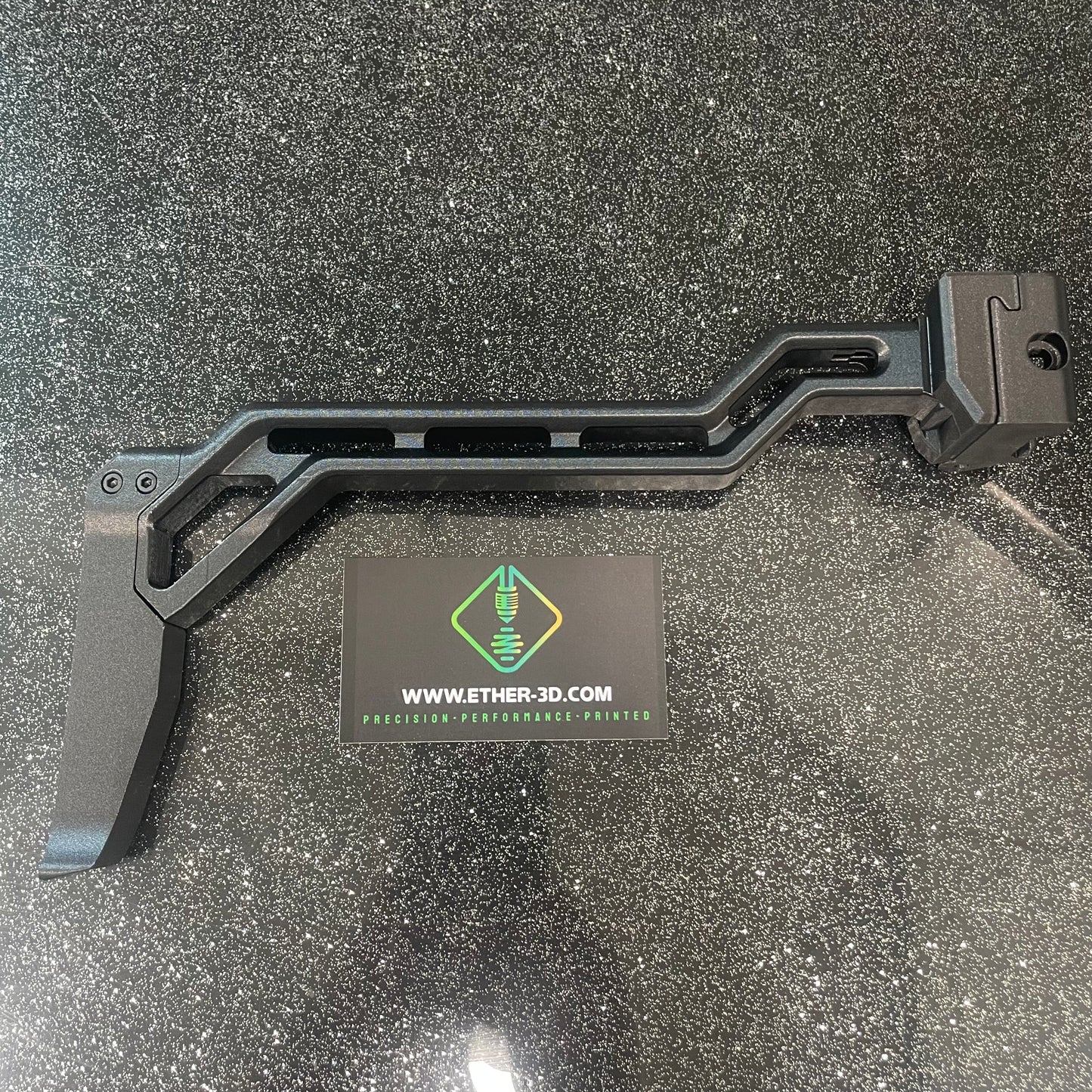Carbon Fiber Picatinny Stock 2” Drop