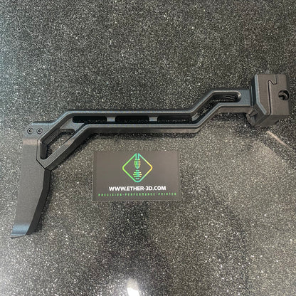 Carbon Fiber Picatinny Stock 2” Drop