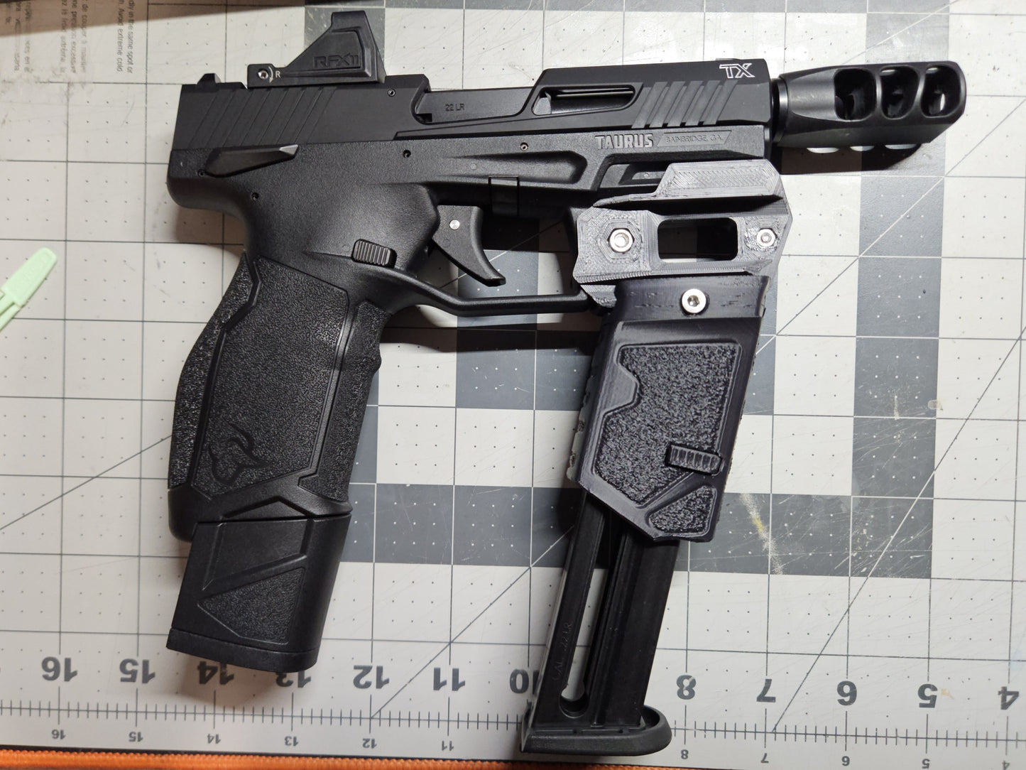 Angled Mag Pouch for Taurus TX22 — Mag Release (Ambidextrous)