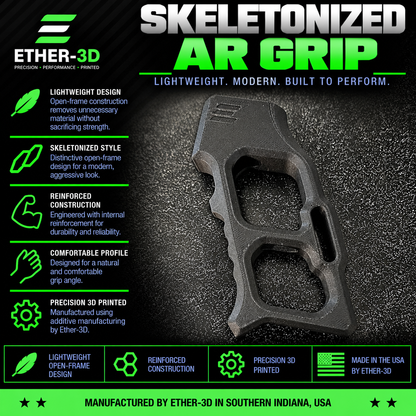 Skeletonized AR Grip
