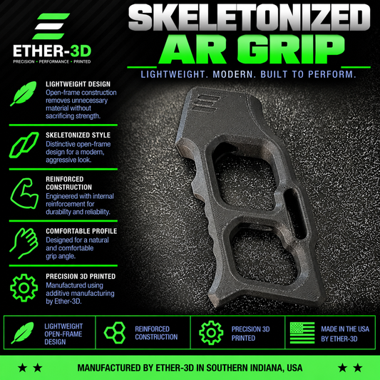 Skeletonized AR Grip