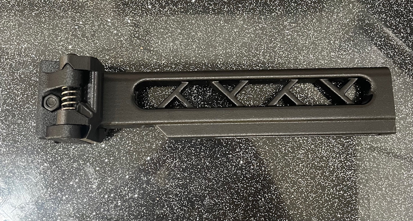 Carbon Fiber Skeletonized Picatinny Stock Tube Adapter