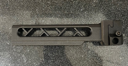 Carbon Fiber Skeletonized Picatinny Stock Tube Adapter