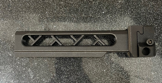 Carbon Fiber Skeletonized Picatinny Stock Tube Adapter