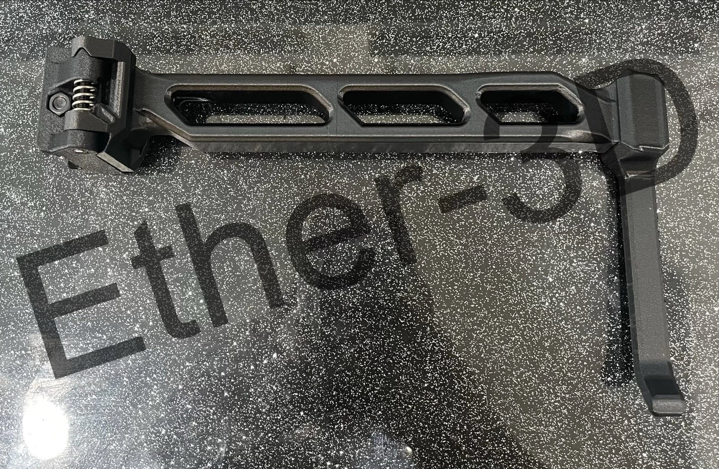 Carbon Fiber Folding Picatinny Stock SHORT