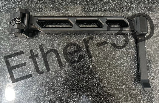 Carbon Fiber Folding Picatinny Stock SHORT